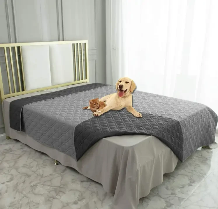 Ameritex Waterproof Dog Bed Cover Pet Blanket for Furniture Bed Couch Sofa Reversible