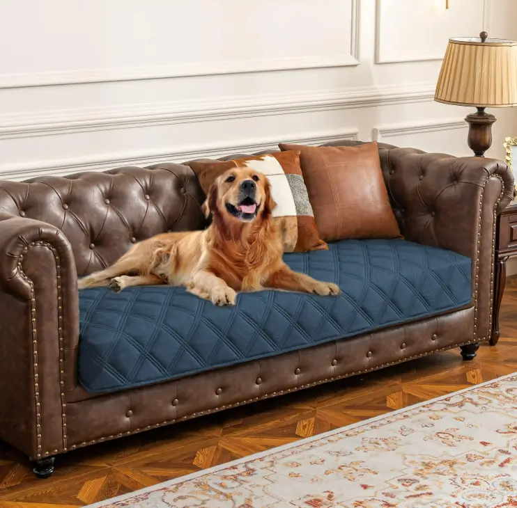 Ameritex Waterproof Dog Bed Cover Pet Blanket with Anti-Slip Back for Furniture Bed Couch Sofa